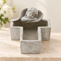 Pot Memorial Cement Angel