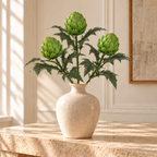 Green Artificial Artichoke Stem – 66cm