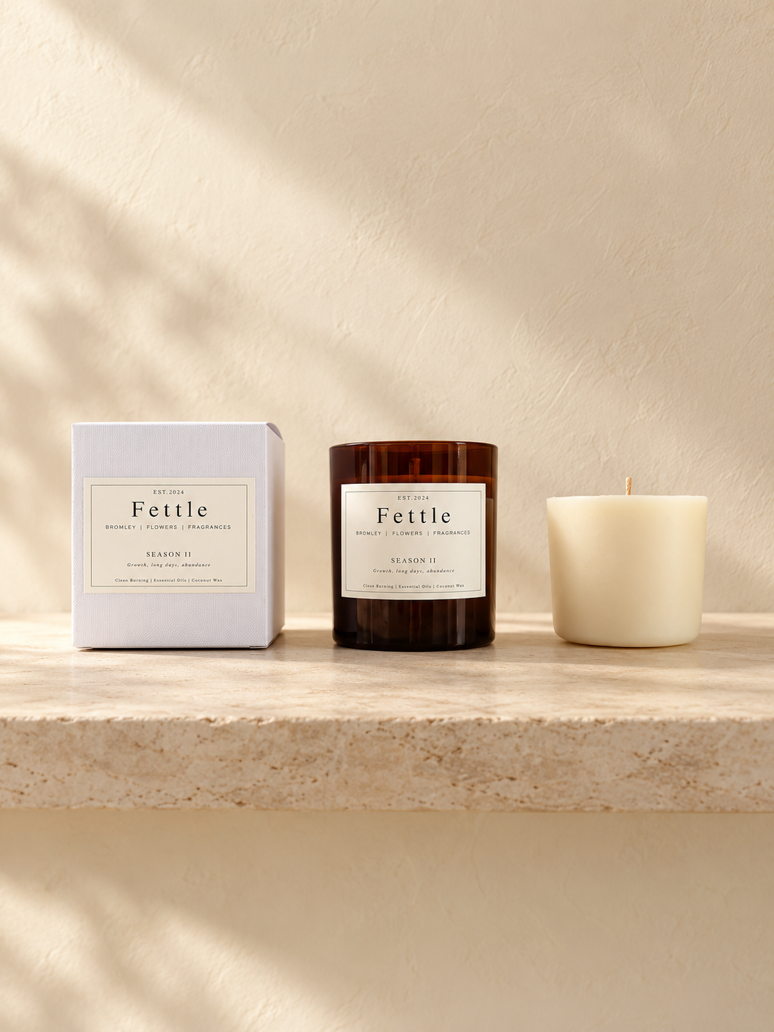 For Scents | Season III | Sweet Orange, Petitgrain & Neroli | Refillable Essential Oil Candle