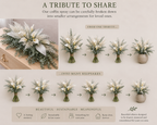 Sustainable Funeral Flowers | Casket Spray | Whites
